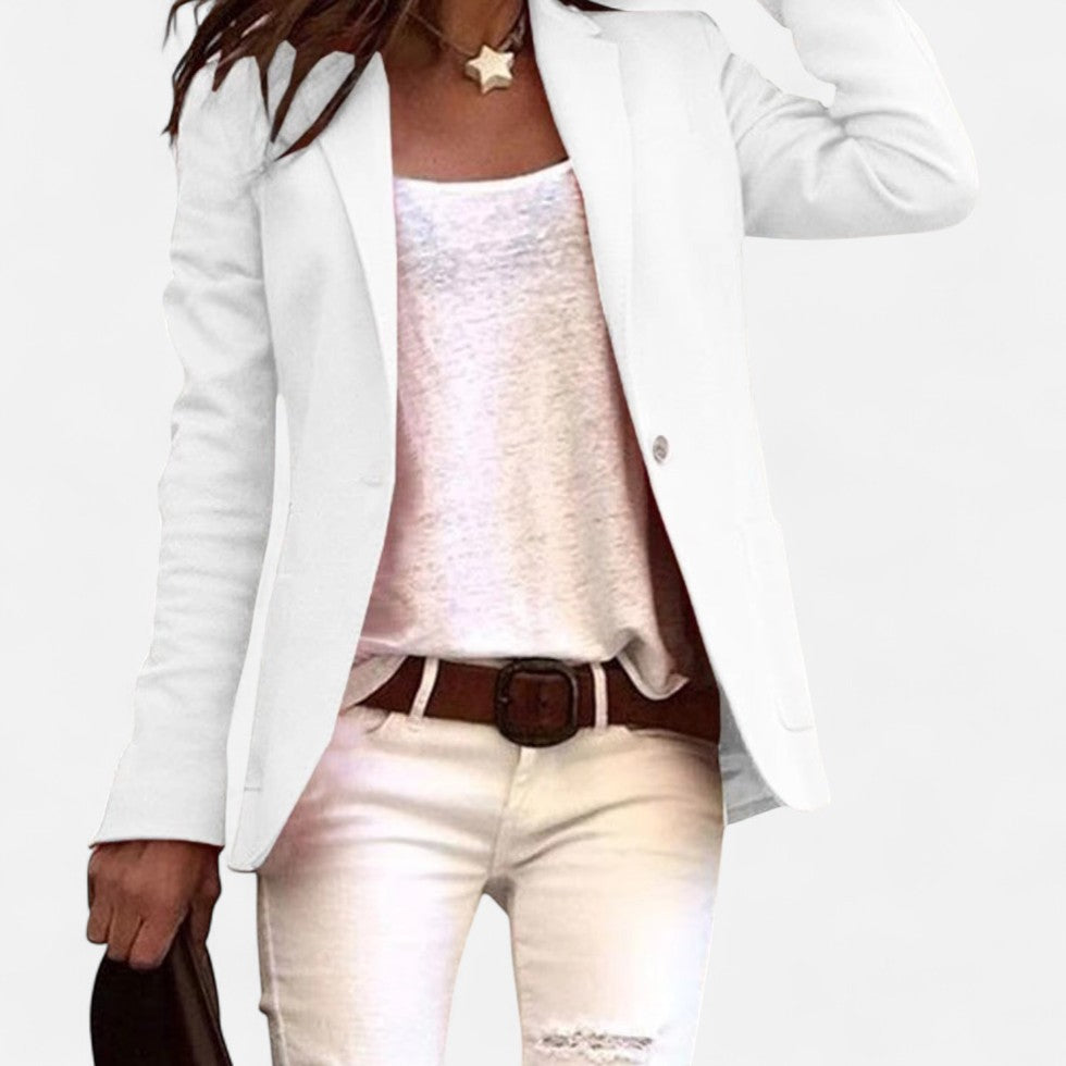 Ewa Women's Blazer | Lekki Materiał, Klasyczny Krój