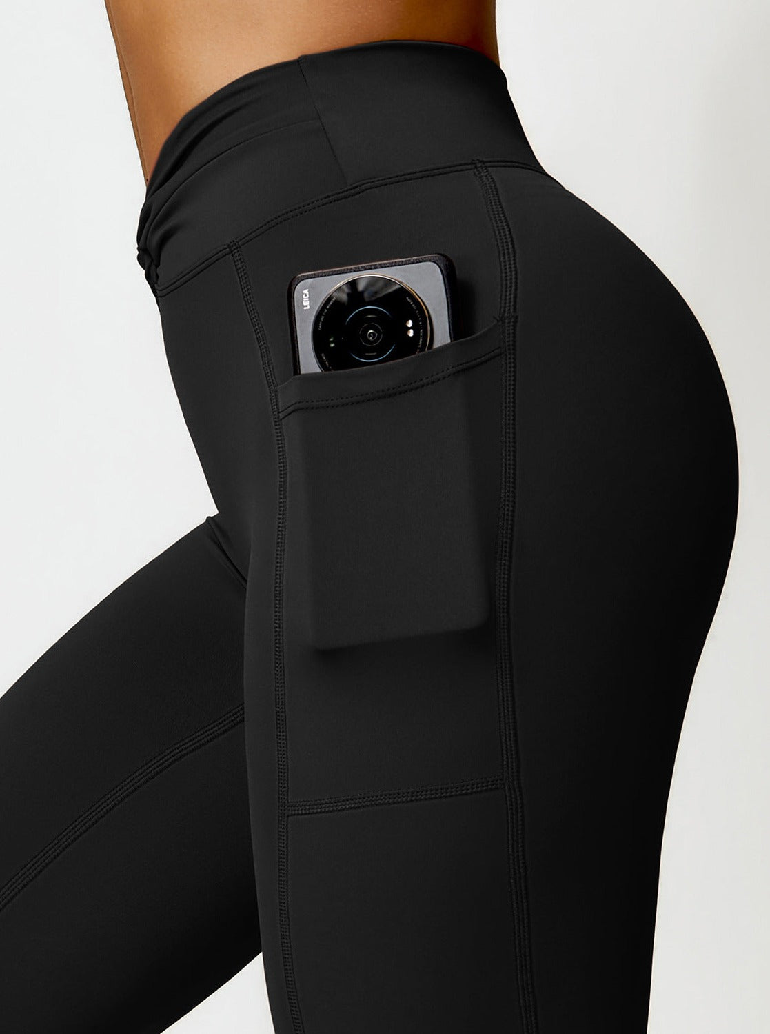 Elena Damskie Legginsy Bootcut | Wysoki Stan, Kieszenie, Elastyczne