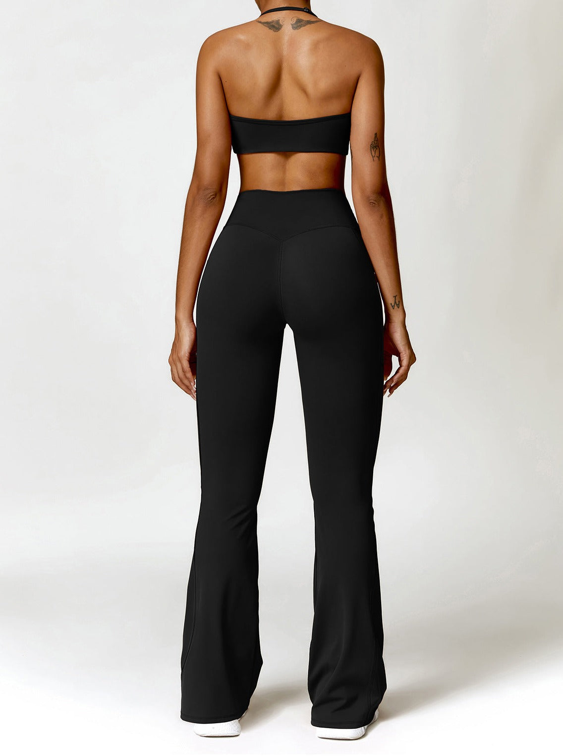 Elena Damskie Legginsy Bootcut | Wysoki Stan, Kieszenie, Elastyczne