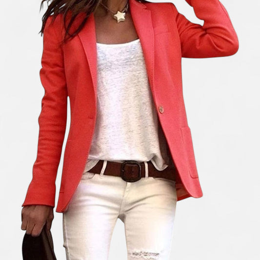 Ewa Women's Blazer | Lekki Materiał, Klasyczny Krój
