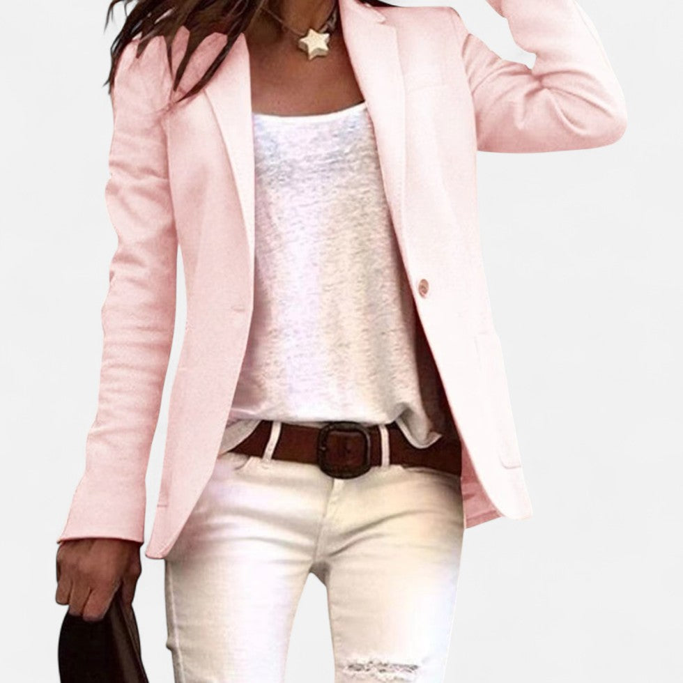 Ewa Women's Blazer | Lekki Materiał, Klasyczny Krój