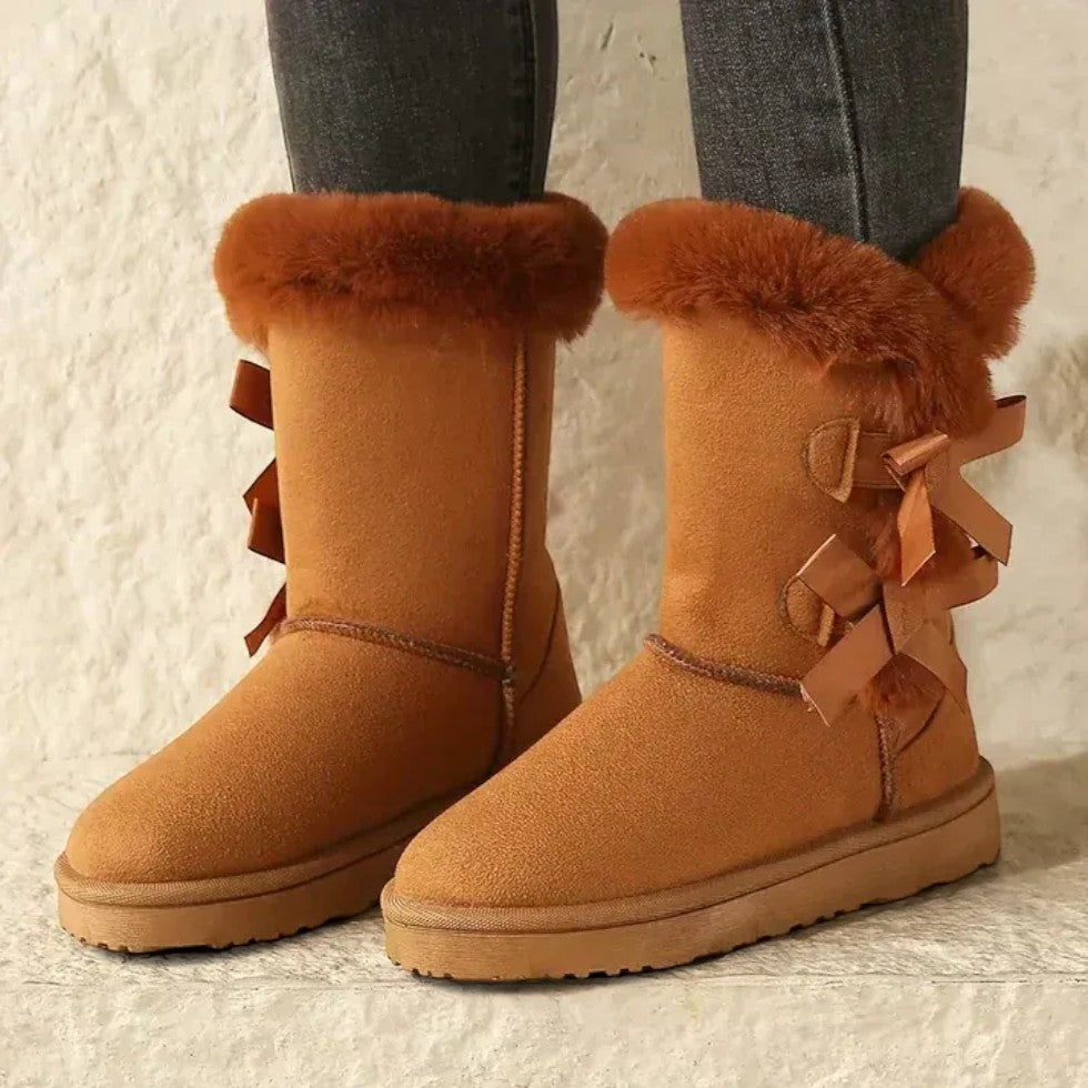 Futrzane Buty Zimowe Damskie | Wygodne, Stylowe Śniegowce z Futrzanym Kołnierzem