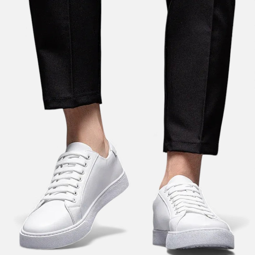 Herman Męskie Sneakersy | Skórzane Wykończenie