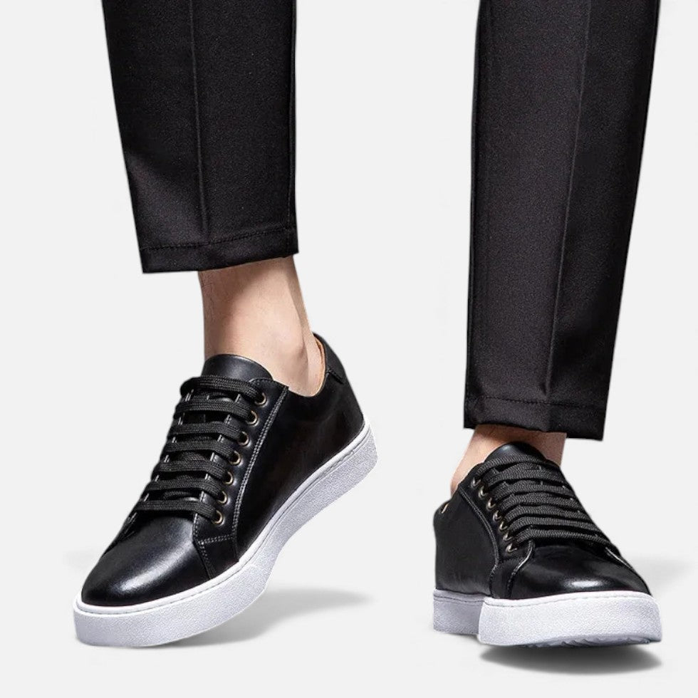 Herman Męskie Sneakersy | Skórzane Wykończenie