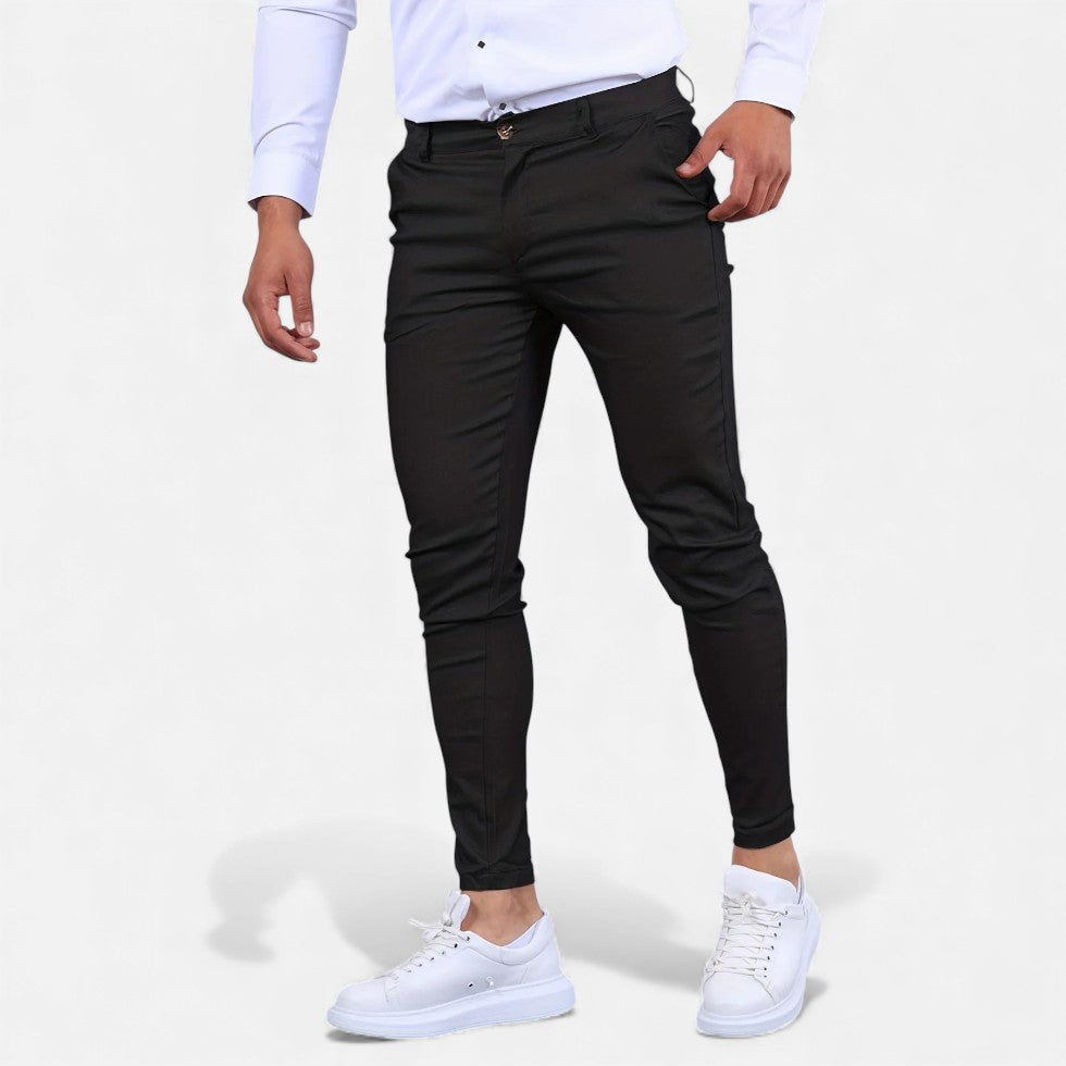 Marek Męskie Chino Spodnie | Elastyczny Materiał, Casual
