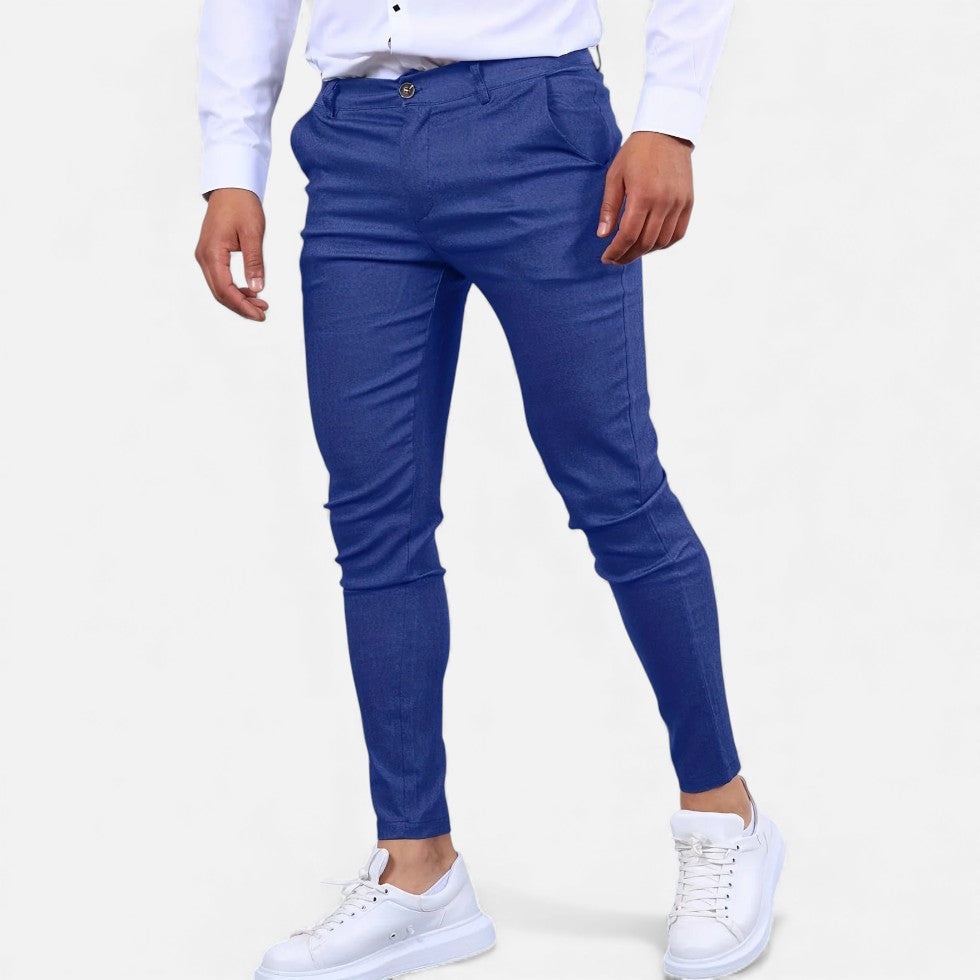 Marek Męskie Chino Spodnie | Elastyczny Materiał, Casual