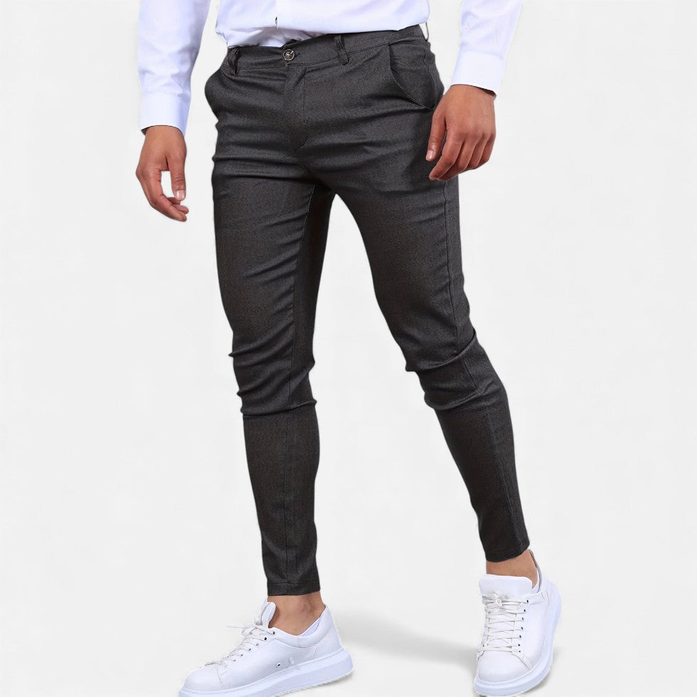 Marek Męskie Chino Spodnie | Elastyczny Materiał, Casual