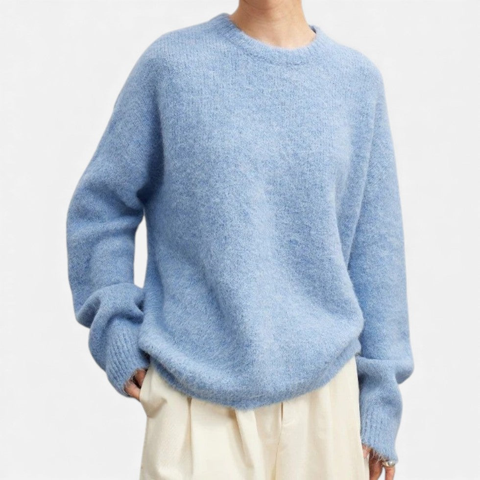 Sweter damski Mika | Miękka dzianina, luźny krój