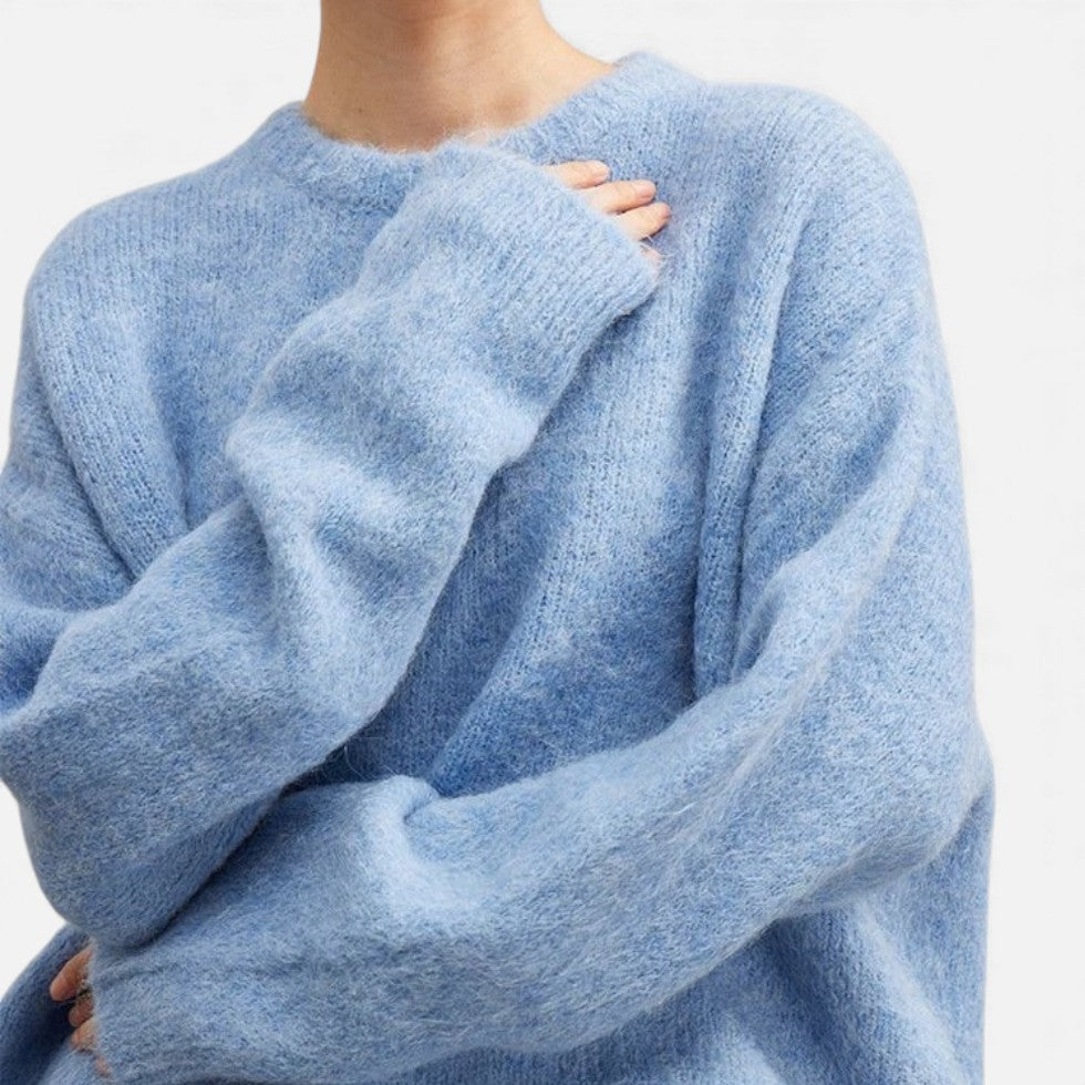 Sweter damski Mika | Miękka dzianina, luźny krój