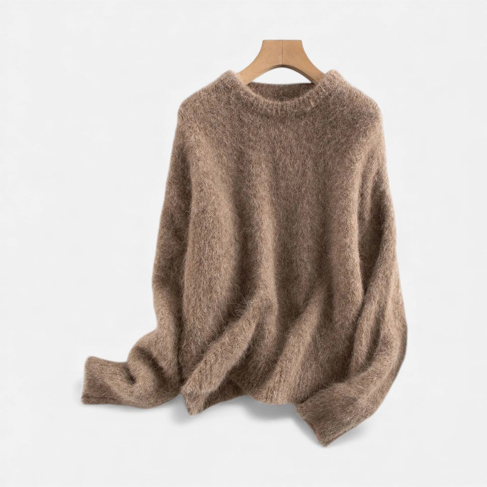 Sweter damski Mika | Miękka dzianina, luźny krój