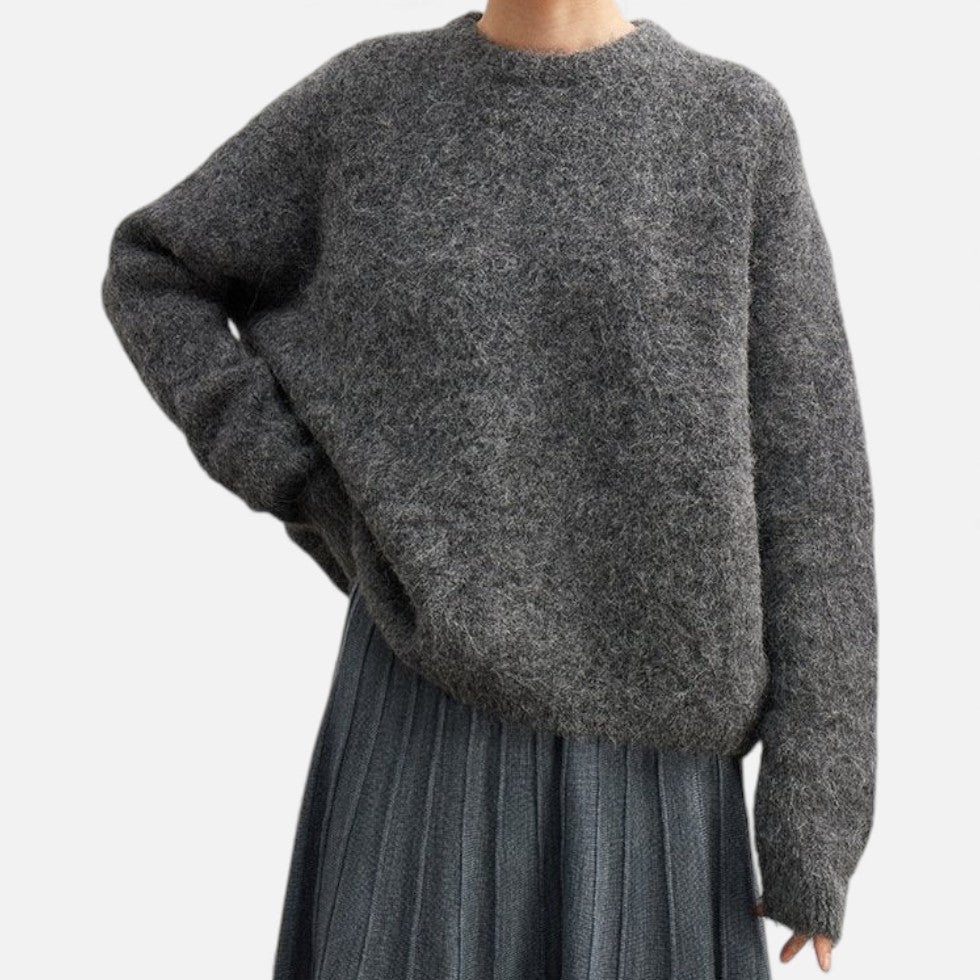 Sweter damski Mika | Miękka dzianina, luźny krój
