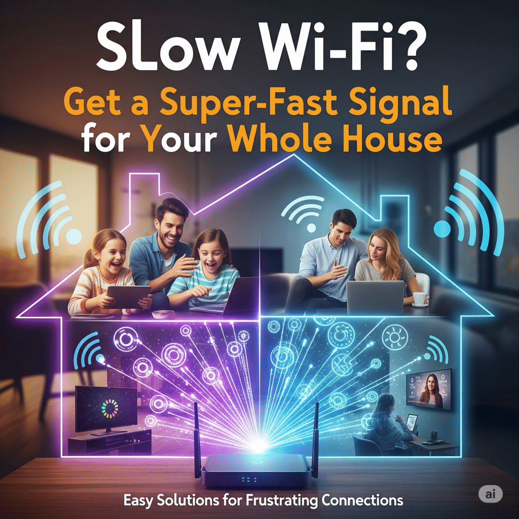 Frustrated by Slow Wi-Fi? Get a Super-Fast Signal for Your Whole House